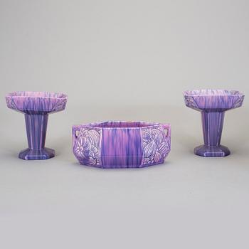 BORDSGARNITYR, 4 delar. Art Noveau, 1900-talets början.