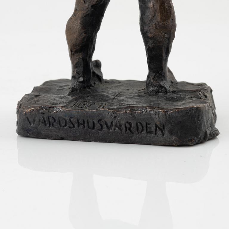 Bror Marklund, Sculpture, bronze, signed BM, height 22.5 cm.
