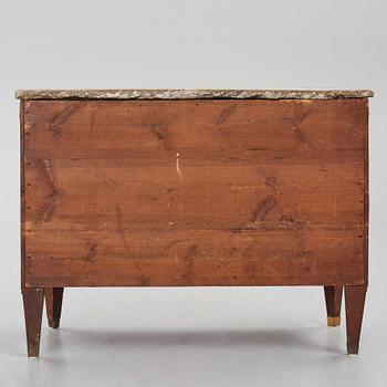 A Gustavian marquetry commode by  C. Lindborg (master in Stockholm 1781-1808).