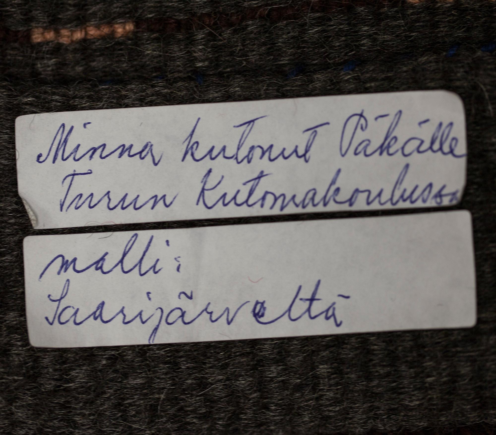 RYA, Finland 1900-tal. Ca 208x147 cm.