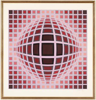 Victor Vasarely · VICTOR VASARELY, färglitografi, signerad o numrerad 105/275