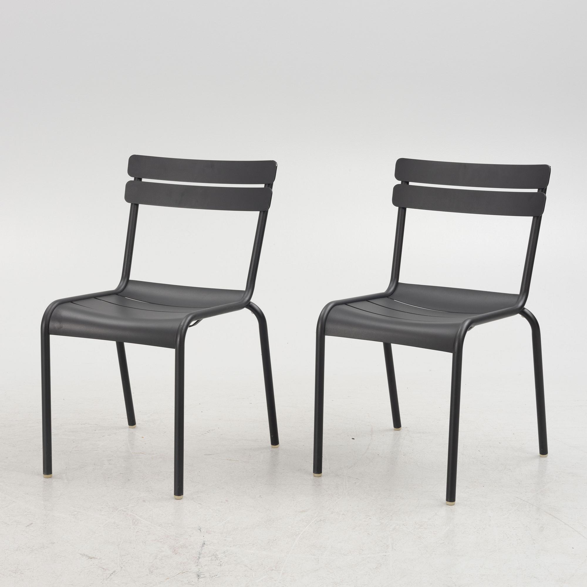 Frédéric Sofia, table and chairs, 6 pcs, "Luxembourg", Fermob.