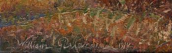 WILLIAM GISLANDER, olja på duk, sign o dat 1918.