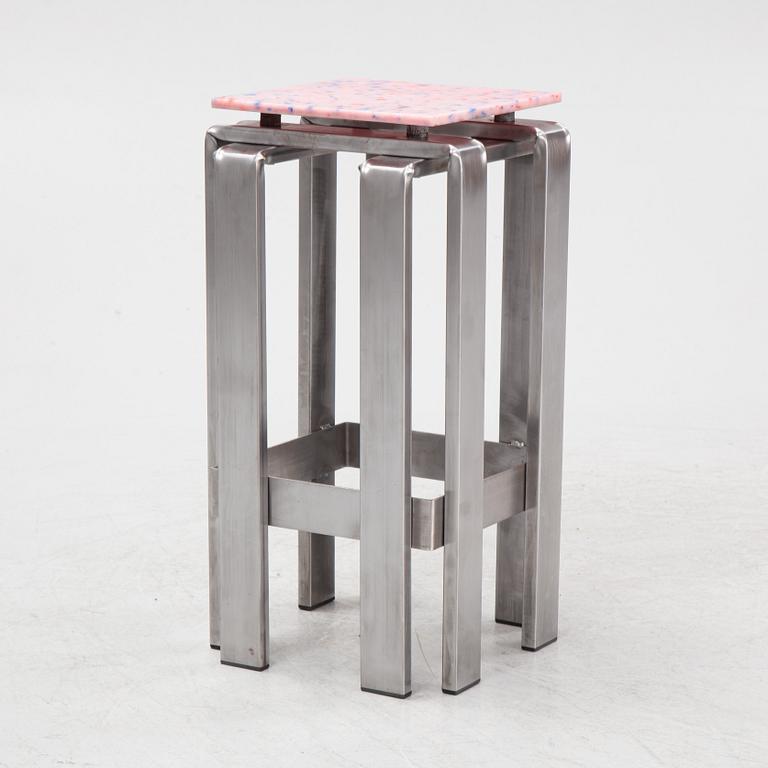 Stamuli & Alessandro Bruzzone, a stool, Greenhouse Bar for Stockholm Furniture Fair 2024.