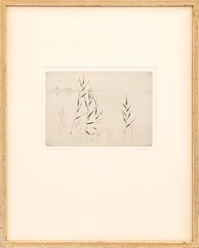 Gunnar Norrman,  drypoint signed dated and numbered 1960 4712.