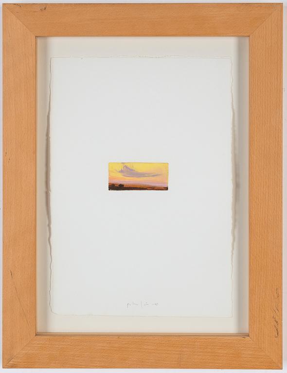 Peter Frie, kolorerad etsning, monotypi, signerad och daterad -00.