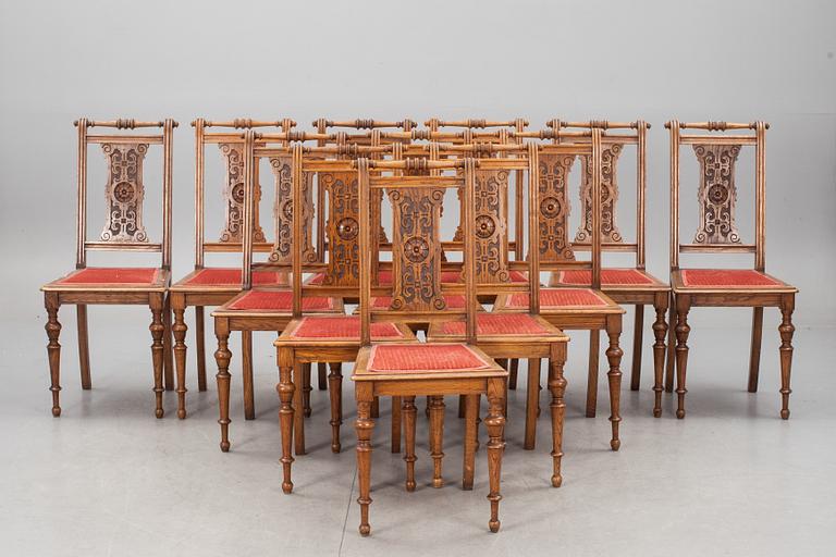 STOLAR, 12 st, nyrenässans, 1800-talets slut.