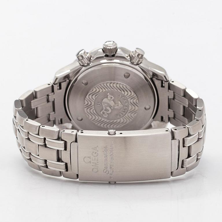 Omega, Seamaster, kronografi, rannekello, 41,5 mm.