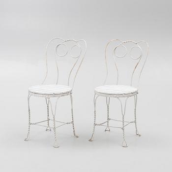 Trädgårdsmöbler, 3 delar, 1900-talets mitt.