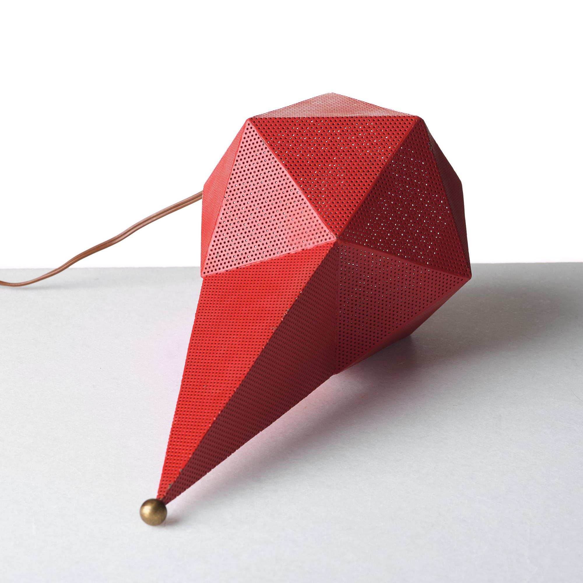 Mathieu Matégot, bordslampa "Bagdad", ed. Atelier Mategot, Frankrike efter 1954.