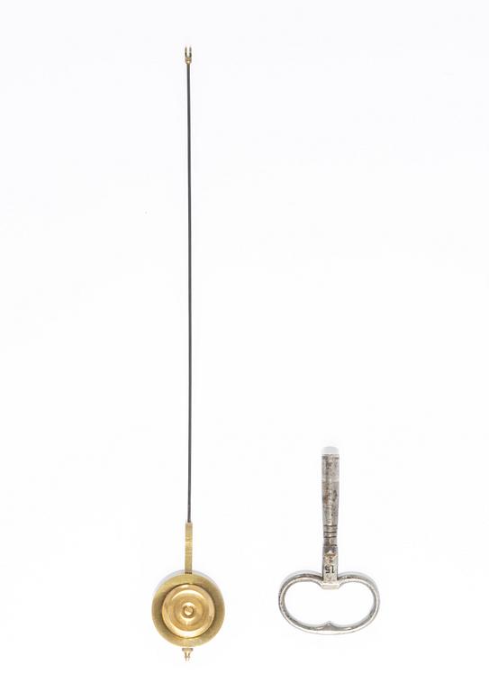 A gustavian style wall clock, 19th / 20th century.