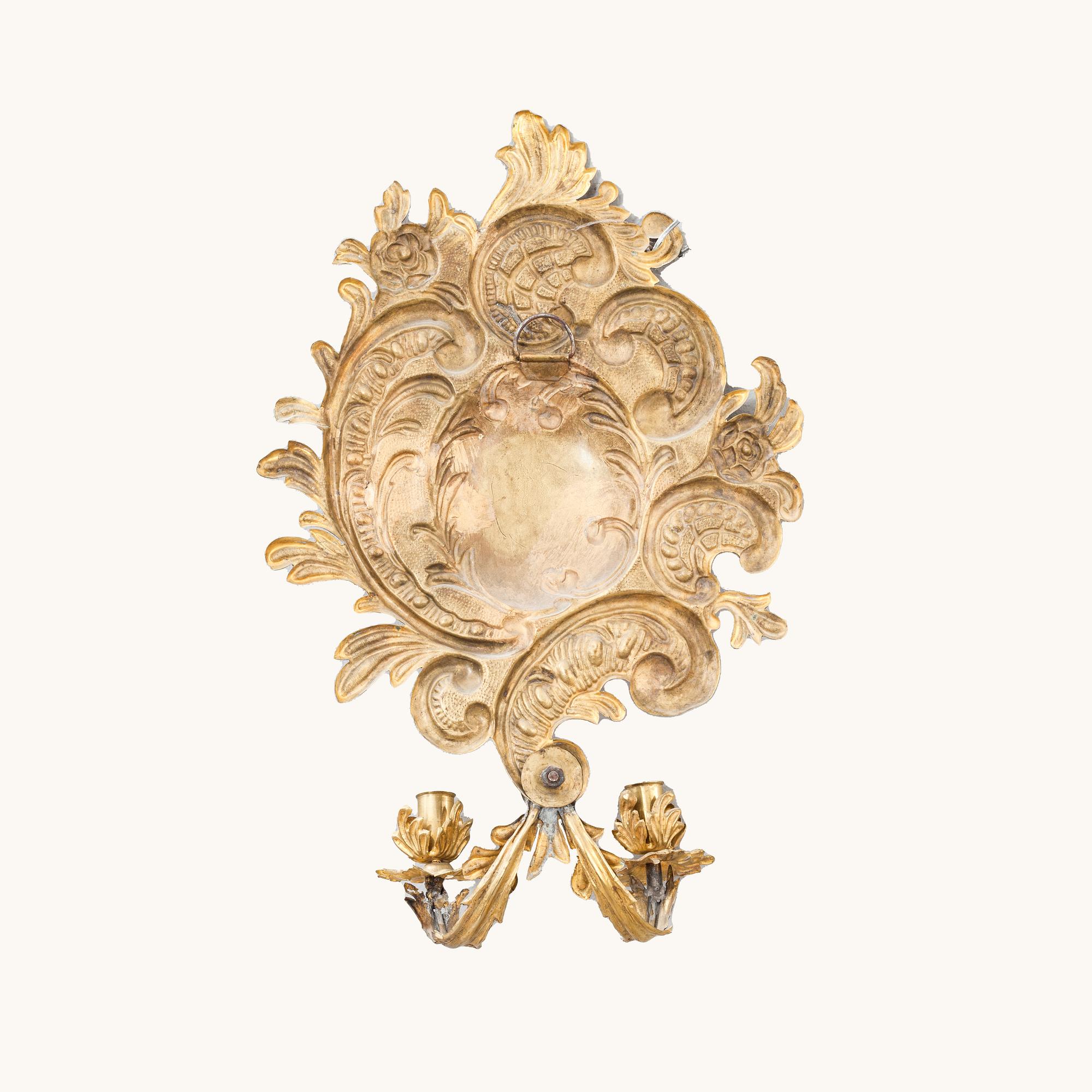 Wall sconces Rococo style first half of the 20th century.