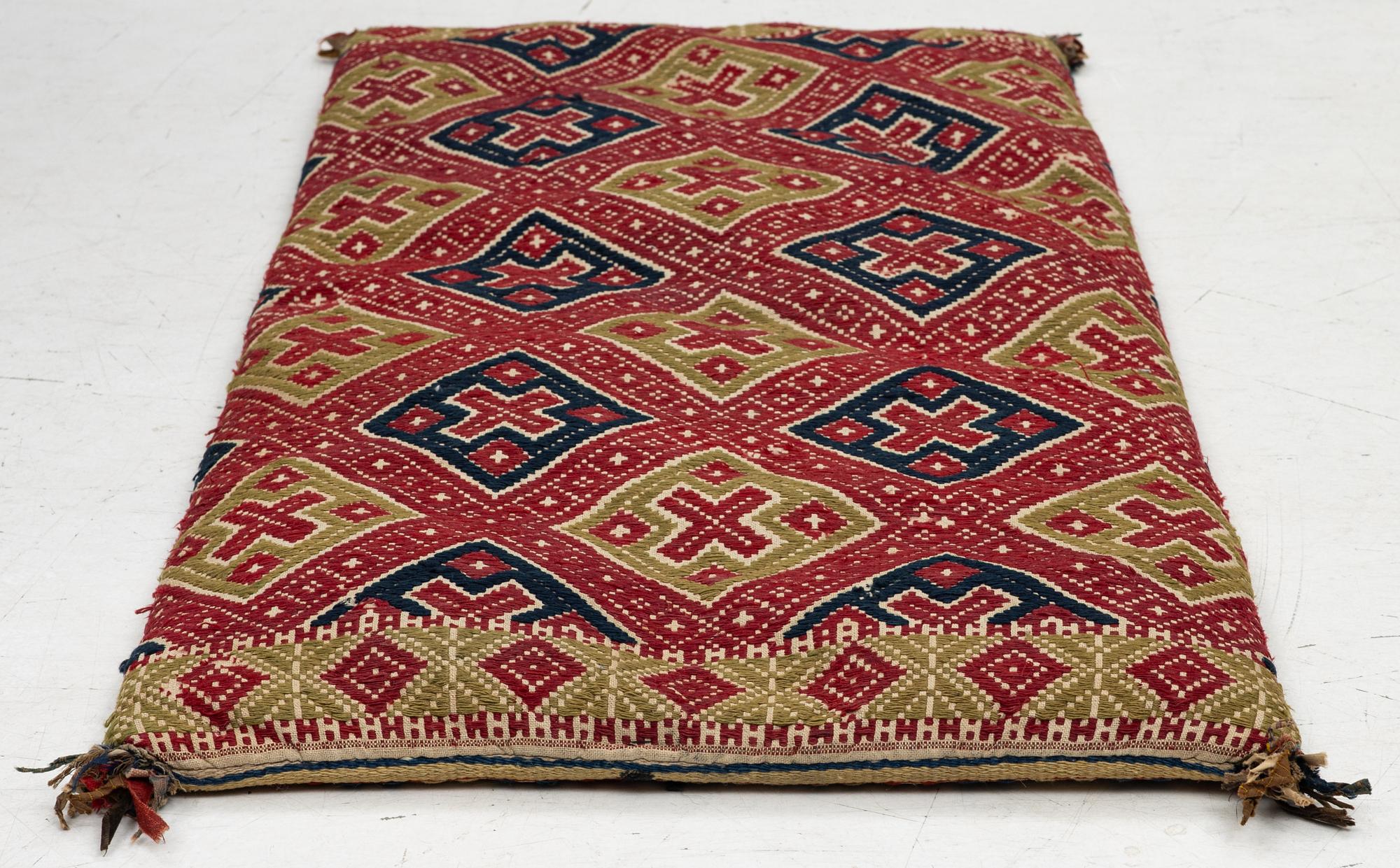 Åkdyna, krabbasnår och dukagång. ca 98 x 47 cm, Färs härad, 1800-talets mitt.