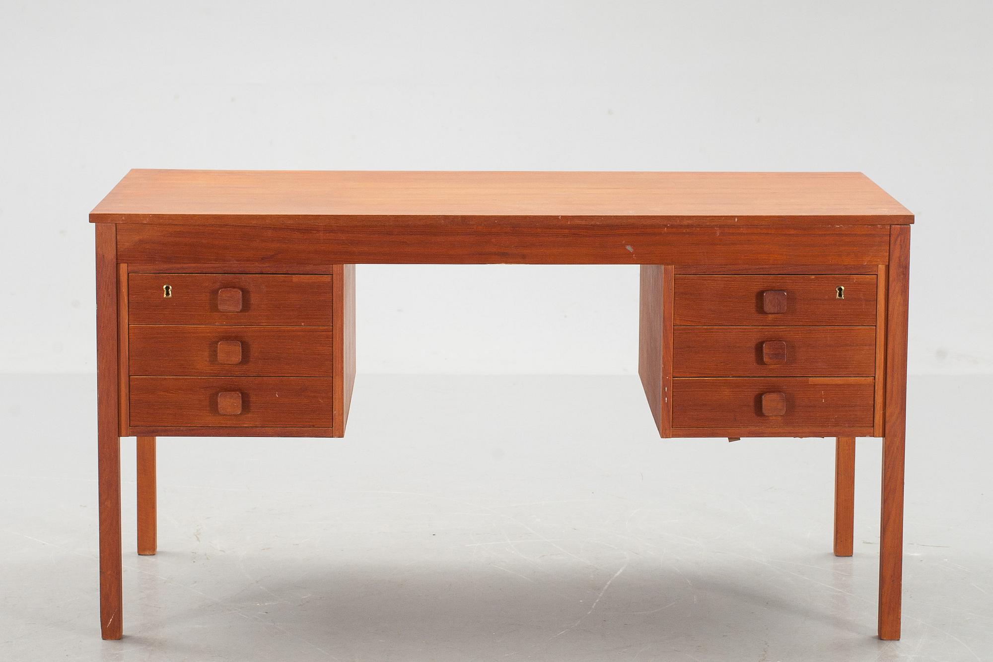 SKRIVBORD, Domino Møbler, Danmark, 1950/60-tal.