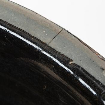 Signe Persson-Melin, ytterfoder/urna signerad Campos Filhos, Portugal delvis glaserat stengods.