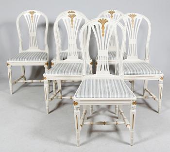 MATGRUPP, 7 del, gustaviansk stil, 1900-talets mitt.