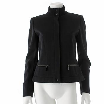 HERMÈS, a black wool jacket.