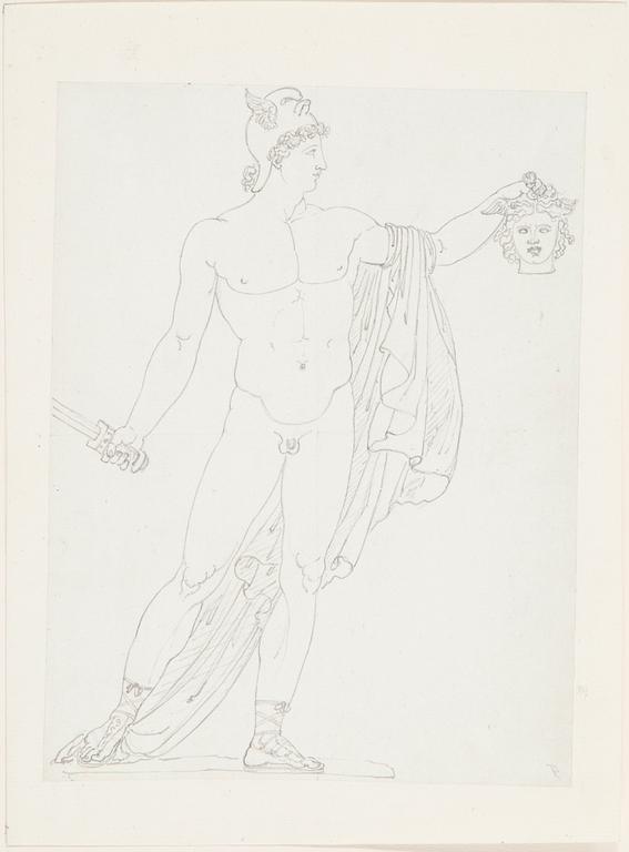 GRAVYRER 2 st SAMT 8 TECKNINGAR, sent 1700-tal till 1800-talets första hälft.