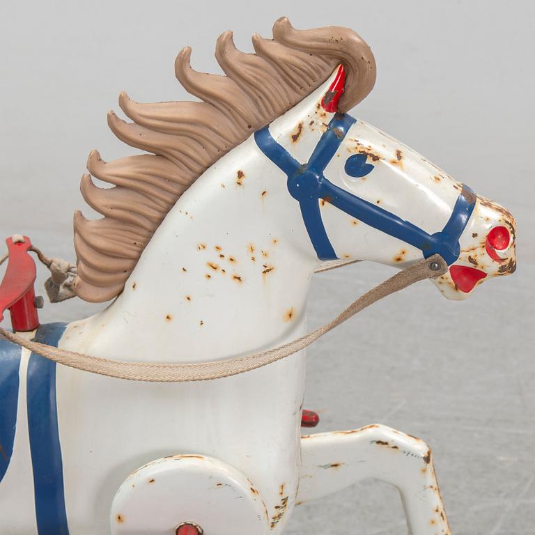 Leksakshäst/trampbil, 1900-talets mitt.