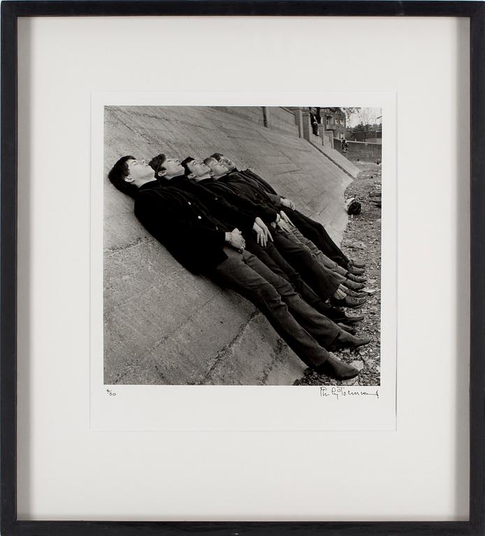 PHILIP TOWNSEND, gelatin silver print "Rolling Stones, London, 1964", signed Philip Townsend and numbered 6/50.