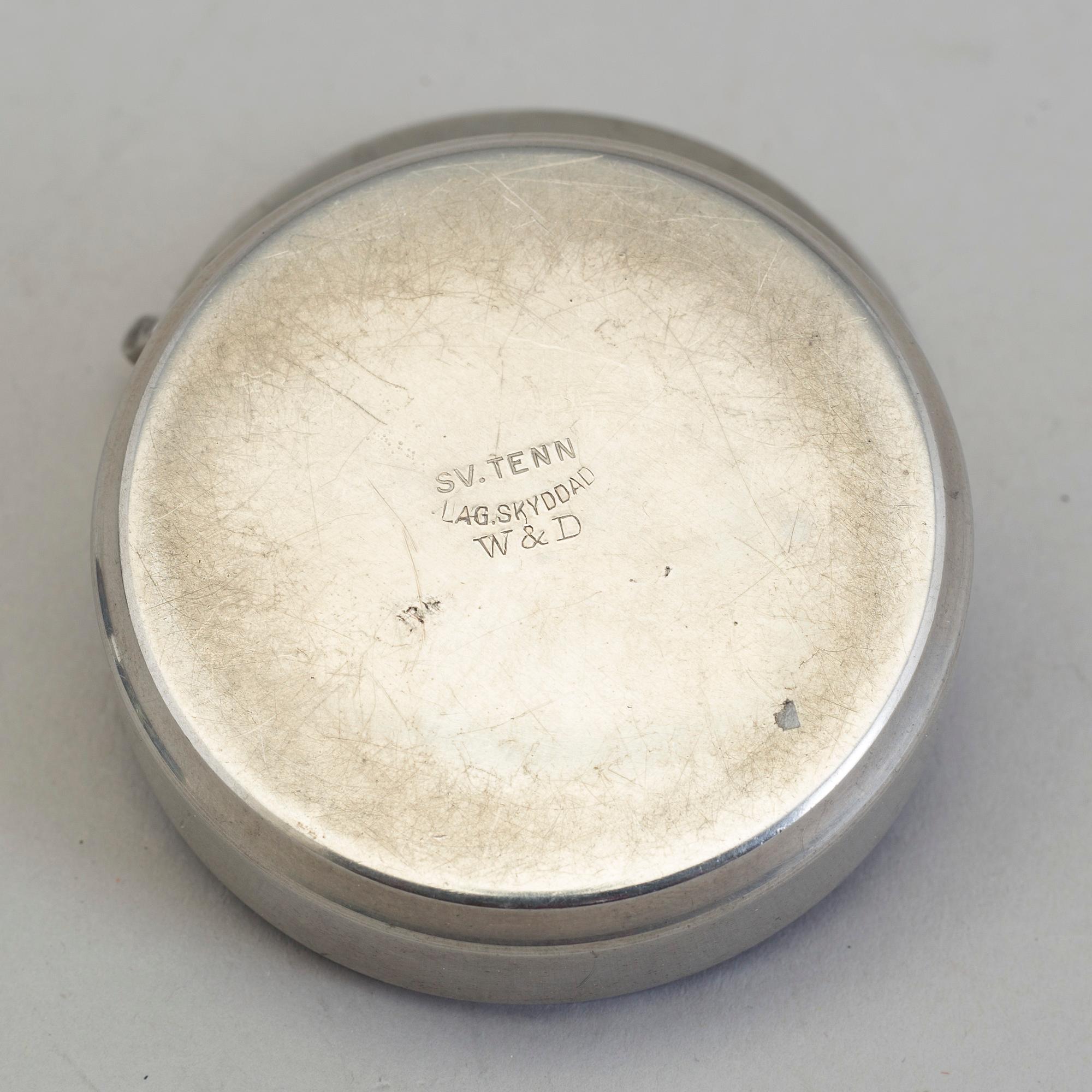 A 1930´s/1940´s pewter box, Widerholm and Dahlberg, Eskilstuna.