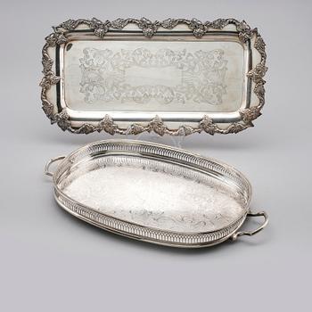 BRICKOR, 2 st, nysilver, 1900-tal.