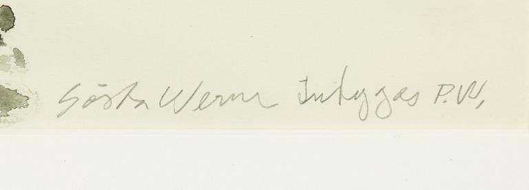 Gösta Werner, Vessel.