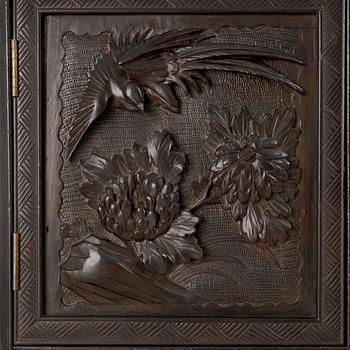 A Japanese wooden cabinet, first part of the 20th century.