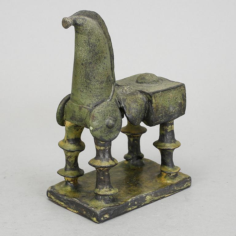 BERTIL VALLIEN, skulptur, lergods, signerad.
