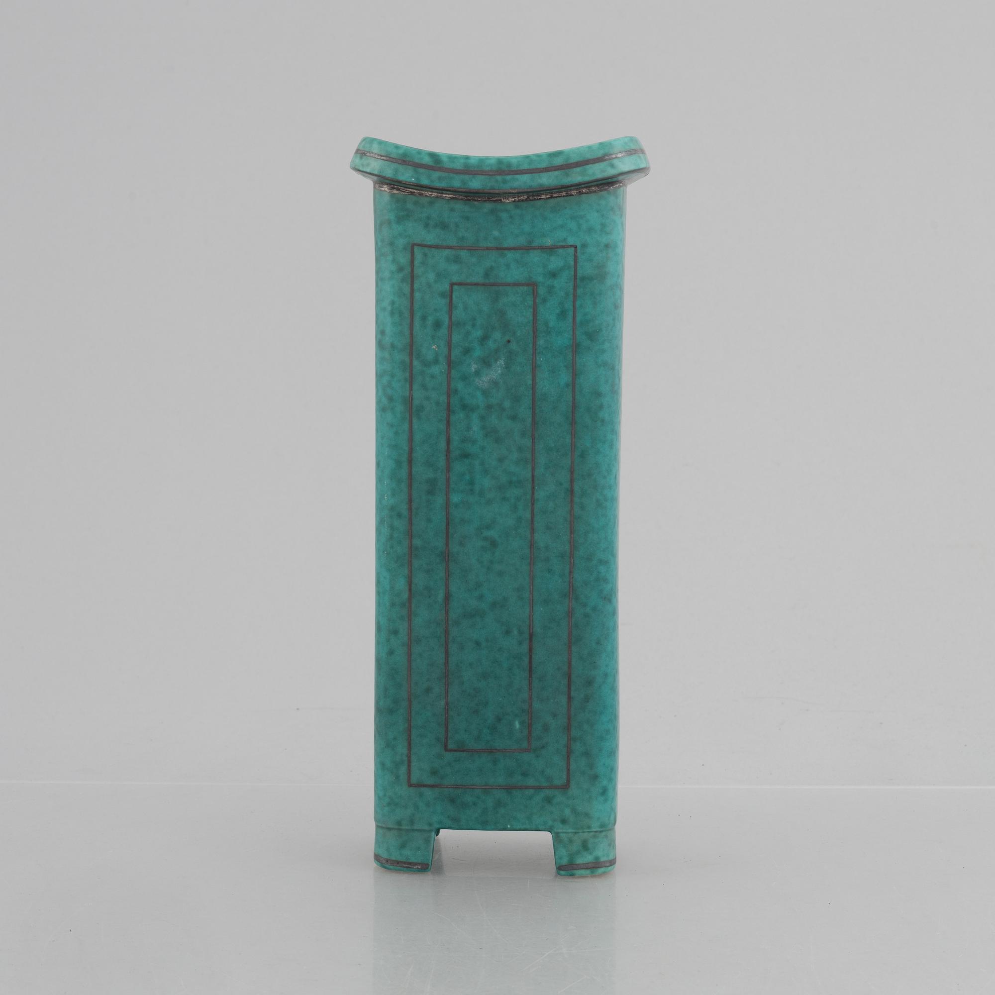 Wilhelm Kåge, a stoneware 'Argenta' vase, Gustavsberg.