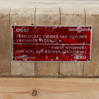 SLAKTARBÄNK, 1900-talets andra hälft.