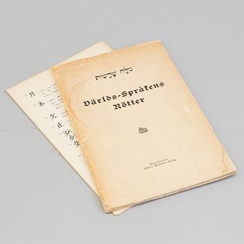 BOK, Dedikation av Strindberg.