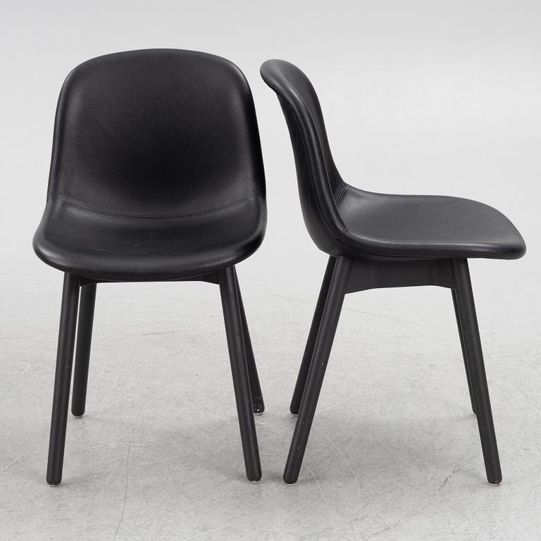 Sebastian Wrong, a set of six "Neu 13" chairs, Hay.