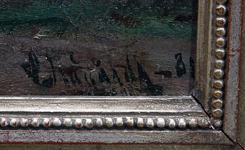 CARL TRÄGÅRDH, olja, sign och dat -81.