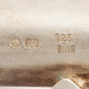 Pendant silver with cat's eye, Switzerland.