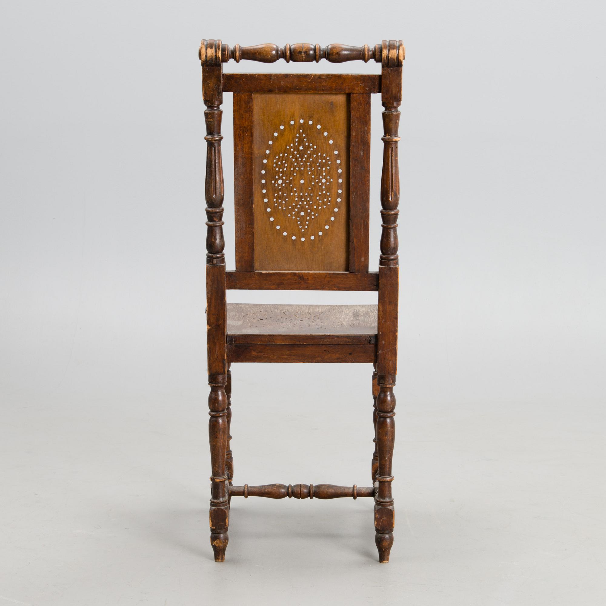 A late 19th century side chair.