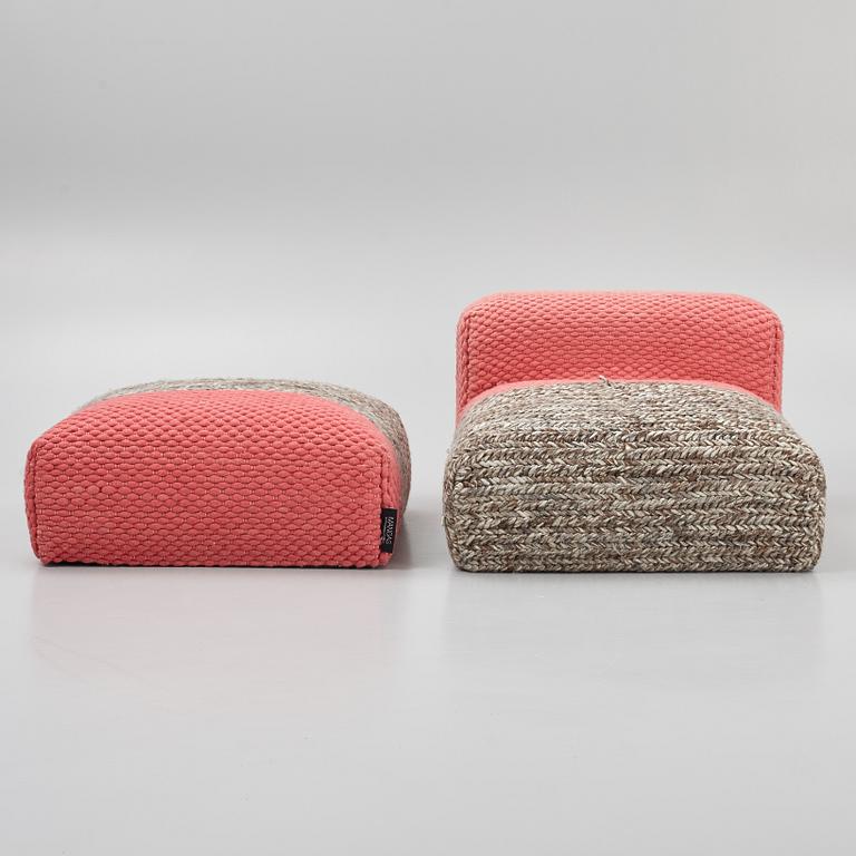 Patricia Urquiola, a 'Mangas' lounge chair with ottoman, GAN.