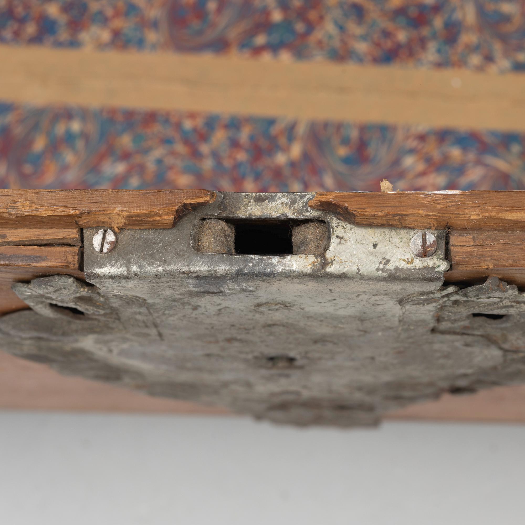 A Swedish baroque chest, circa 1700.