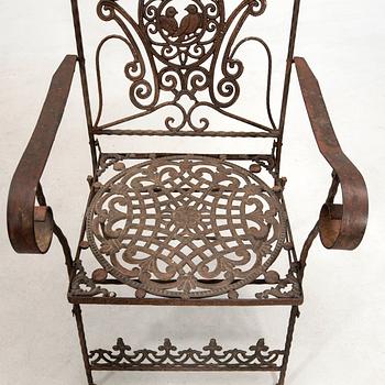 Garden Set, 7 Pieces, 20th Century.