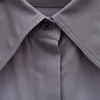 Gucci, A grey cotton blouse, size 42.