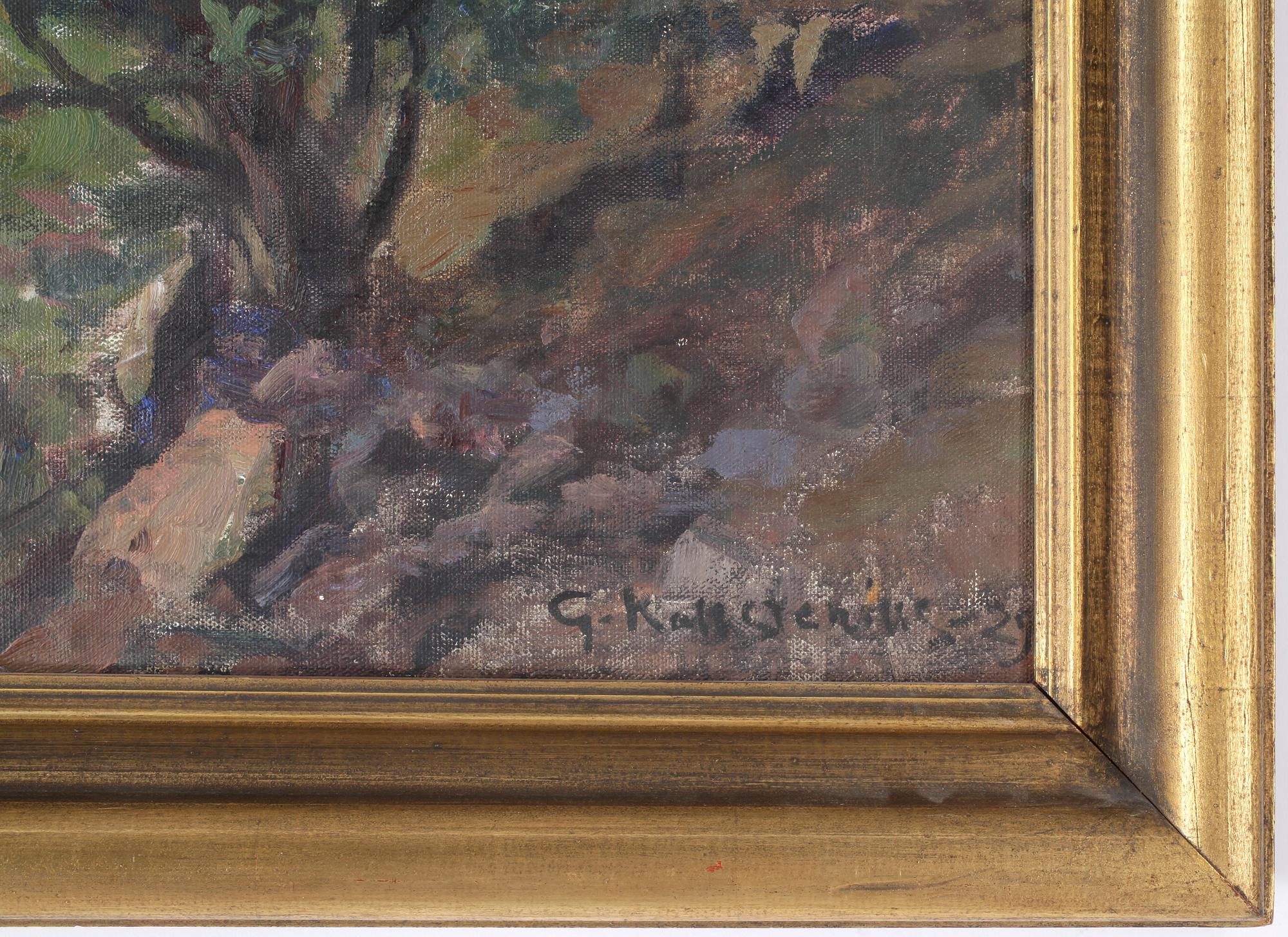 GOTTFRID KALLSTENIUS, olja på duk, signerad o daterad 29.