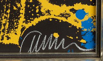 Arman, silkscreen in colours, signed 54/120.