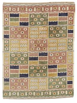 184. Märta Måås-Fjetterström, A carpet, "Ängarna", knotted pile, ca 244-245,5 x 178,5-181,5 cm, signed AB MMF.