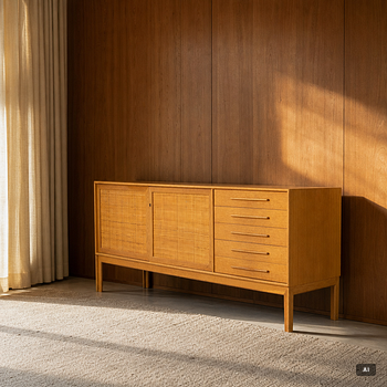 Alf Svensson, sideboard, Bjästa Möbelfabrik, 1960-tal,
