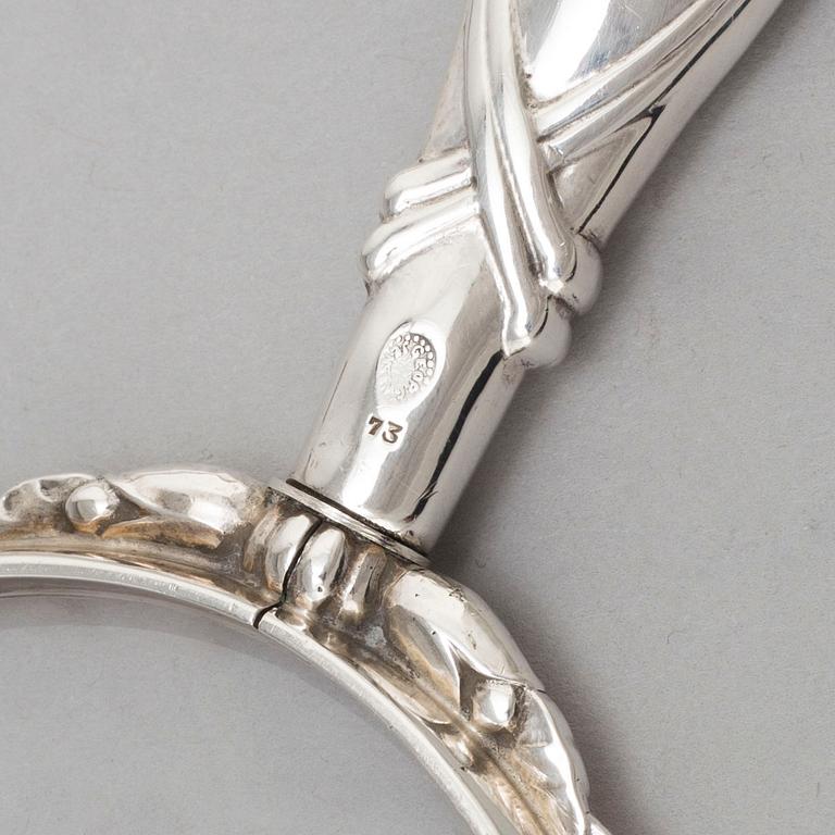 GEORG JENSEN, a silver magnifying glass, Copenhagen Denmark, first part of the 20thC.