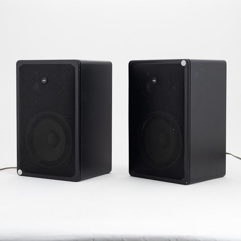 Dieter Rams, a pair of L 530 speakers, Braun.