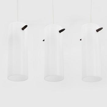 Uno & Östen Kristiansson, taklampor 3 st., Luxus, Vittsjö, 1960-70-tal.