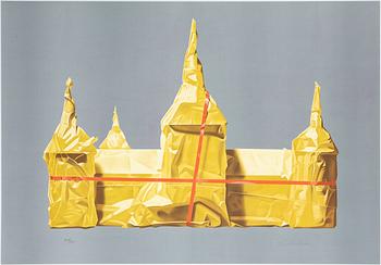 Yrjö Edelmann, "Wrapped castle of Kalmar".