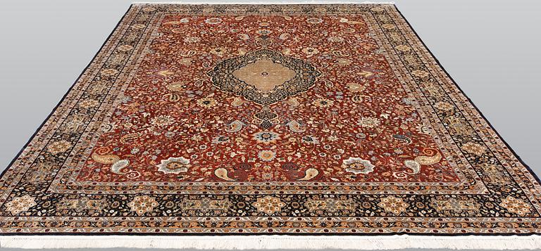 Matta, orientalisk, silke, 370 x 270 cm.