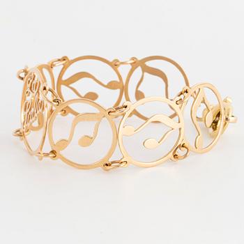 18K gold braclet, ' La Scala'.